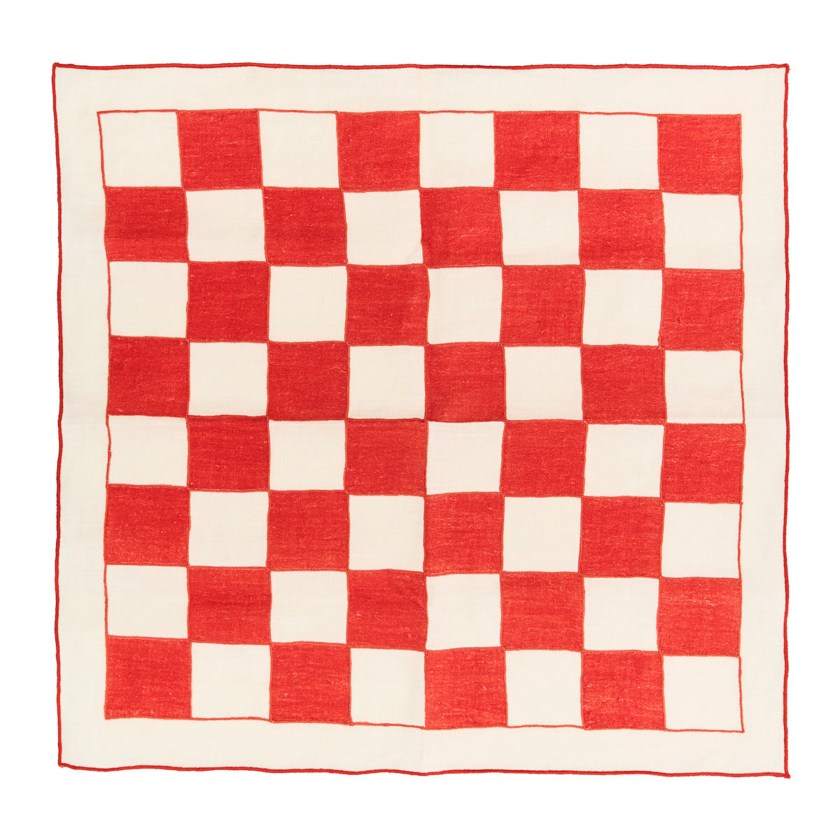 Chessboard Linen Napkins (Set of 4)