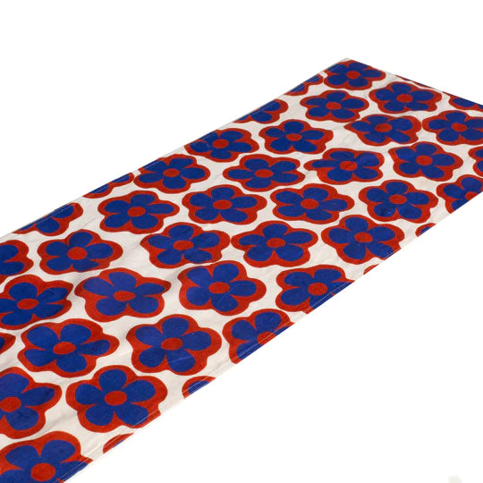 Misette-Floral-red-blue-linen-table-runner