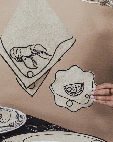 Misette-Minimalist-line-drawing-linen-coasters-set