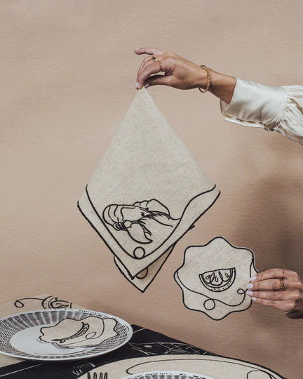 Misette-Minimalist-line-drawing-linen-napkins-set