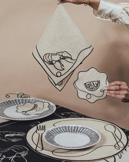 Misette-Minimalist-line-drawing-salad-plate-set