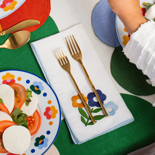 Misette-floral-embroidered-blue-green-linen-napkins-set