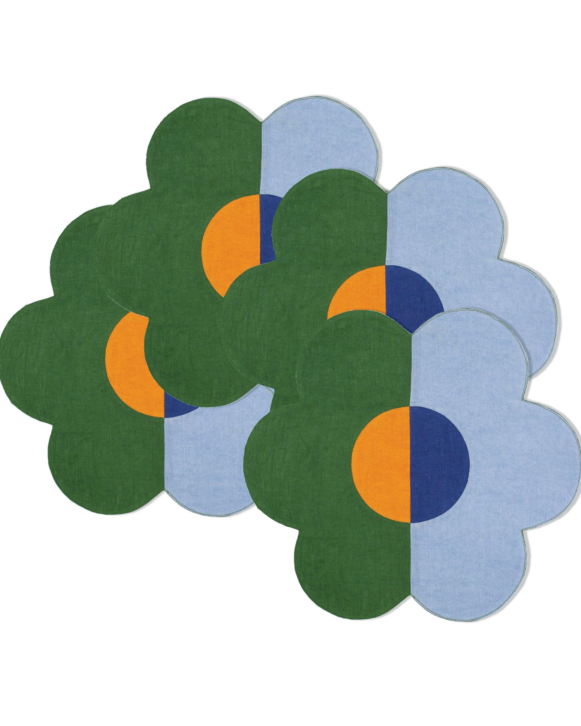 Misette-blue-greent-flower-linen-placemat-set