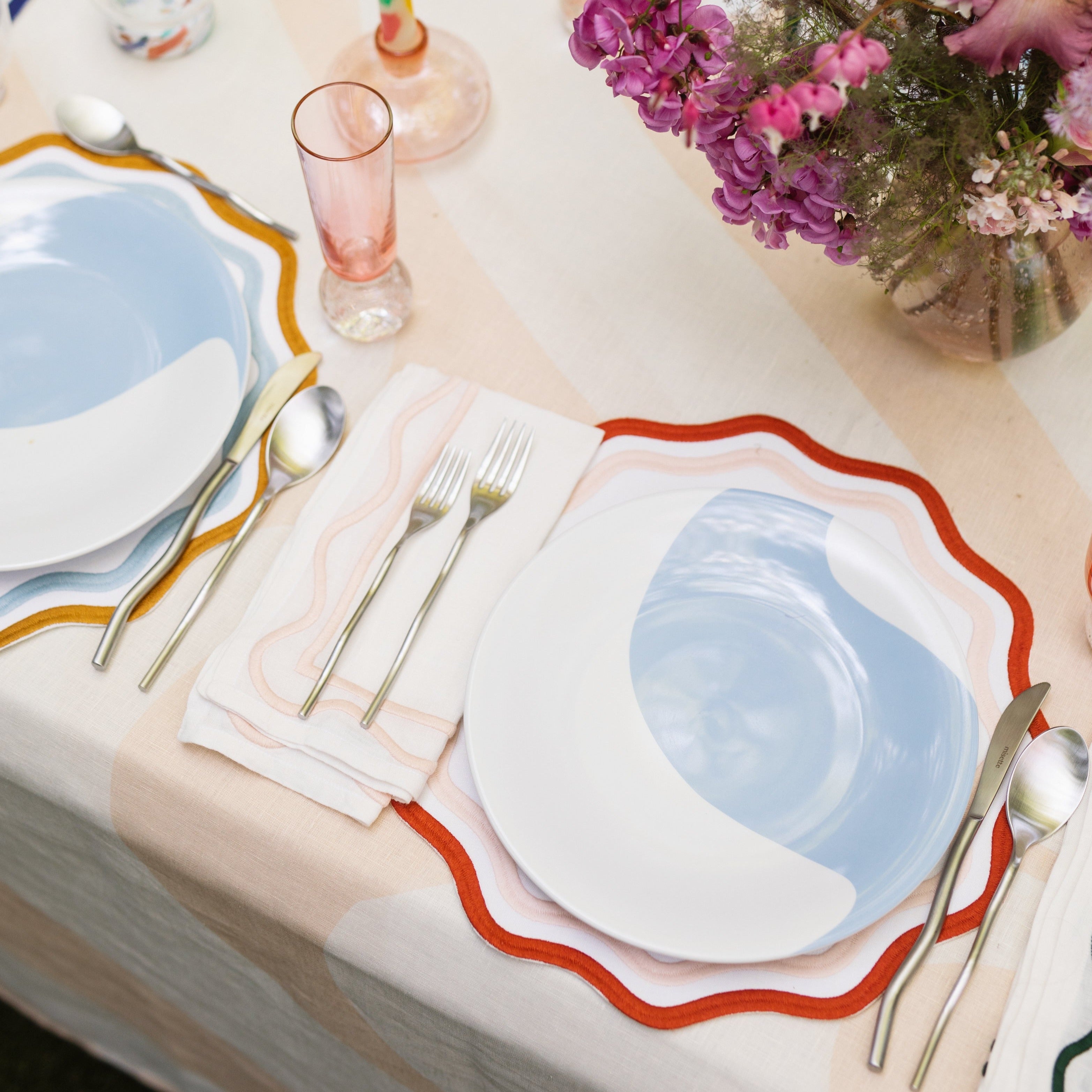 Misette Colorblock Dinner Plates (Set of 4)