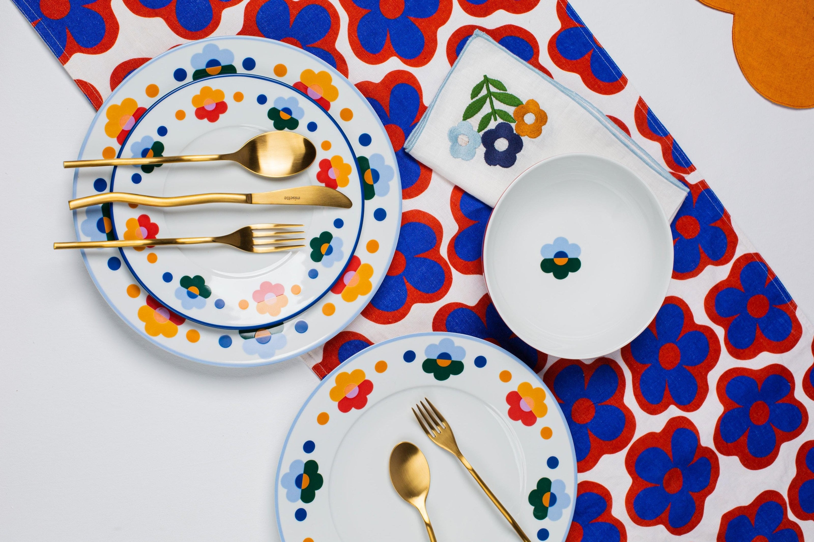 Misette Colorblock Dinner Plates (Set of 4)