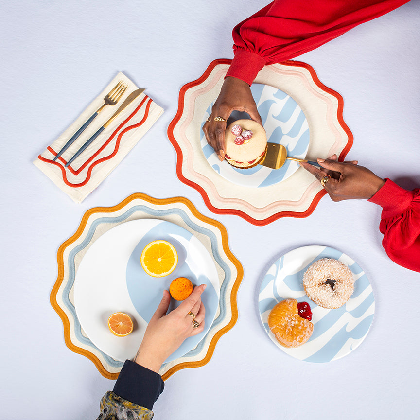 Misette Colorblock Dinner Plates (Set of 4)