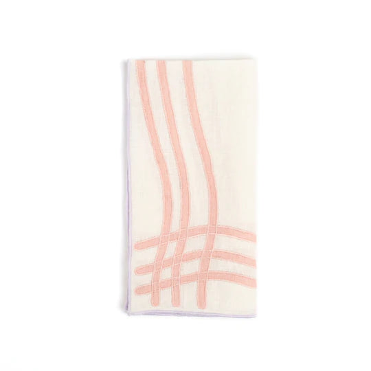 Misette-Grid-colorful-linen-napkins-set